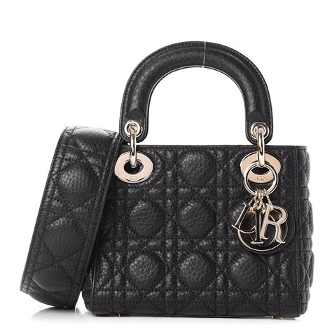 mini lady dior bag black patent cannage calfskin|lady dior handbags.